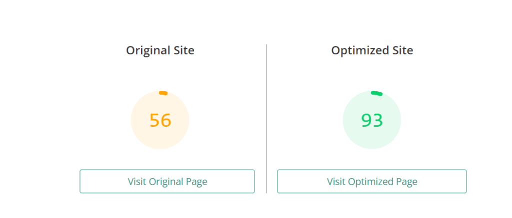 Screenshot of the Airlift Caching Plugin