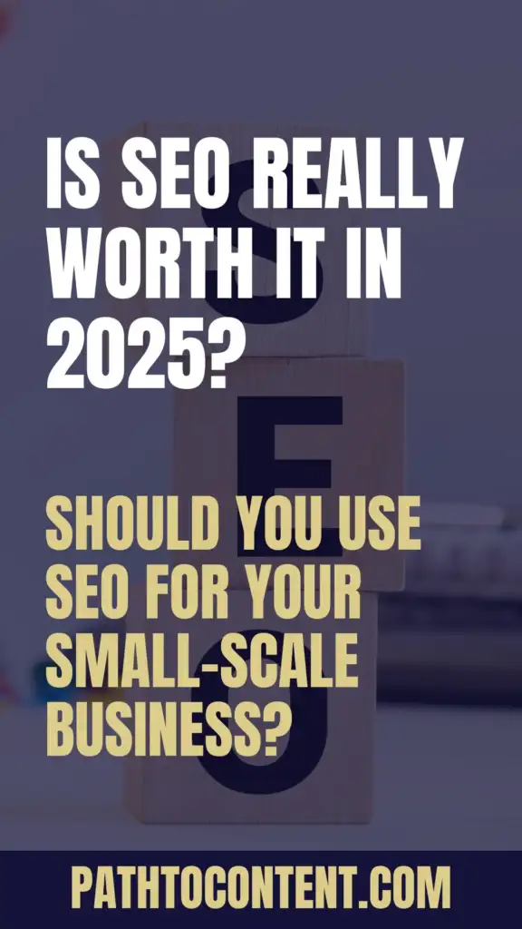 Is SEO worth it for small business as an investment?